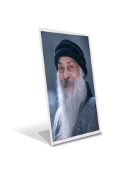 Car Desk/Table Top Osho Acrylic L-Style Photo Stand - 2.5x3.5 Inches, Compact and Stylish Spiritual Display
