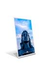 Car Desk/Table Top Adiyogi Shiva Acrylic L-Style Photo Stand - 2.5x3.5 Inches, Compact and Stylish Spiritual Display Car Desk/Table Top Adiyogi Shiva Acrylic L-Style Photo Stand - 2.5x3.5 Inches, Compact and Stylish Spiritual Display
