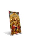 Car Desk/Table Top Panchmukhi Hanuman Acrylic L-Style Photo Stand - 2.5x3.5 Inches, Compact and Stylish Spiritual Display Car Desk/Table Top Panchmukhi Hanuman Acrylic L-Style Photo Stand - 2.5x3.5 Inches, Compact and Stylish Spiritual Display