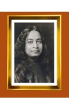 Paramahansa Yogananda.  Golden Photo Frame - 10x14 Inches | Elegant Wooden Frame for Home, Office & Temple Decoration | Spiritual Wall & Table Decor and Gift Item
