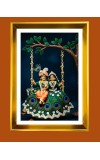 Divine Radha Krishna Golden Photo Frame - 10x14 Inches | Elegant Wooden Frame for Home, Office & Temple Decoration | Spiritual Wall & Table Decor and Gift Item Divine Radha Krishna Golden Photo Frame - 10x14 Inches | Elegant Wooden Frame for Home, Office & Temple Decoration | Spiritual Wall & Table Decor and Gift Item