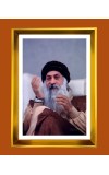 Osho Golden Photo Frame - 10x14 Inches | Elegant Wooden Frame for Home, Office & Temple Decoration | Spiritual Wall & Table Decor and Gift Item