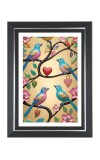 Birds Branches Flowers Photo Frame | 10x14 Inch Black Designer Wall & Table Frame | Perfect for Gifting & Home Decor Birds Branches Flowers Photo Frame | 10x14 Inch Black Designer Wall & Table Frame | Perfect for Gifting & Home Decor