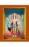 Lord Murugan Golden Photo Frame - 10x14 Inches | Elegant Wooden Frame for Home, Office & Temple Decoration | Spiritual Wall & Table Decor and Gift Item