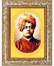Swami Vivekananda Photo Frame | 5X7 Inch Black Designer Wall & Table Frame | Perfect for Gifting & Home Decor Swami Vivekananda Photo Frame | 5X7 Inch Black Designer Wall & Table Frame | Perfect for Gifting & Home Decor