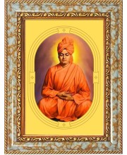 Swami VIvekananda Photo Frame | 5X7 Inch Black Designer Wall & Table Frame | Perfect for Gifting & Home Decor Swami VIvekananda Photo Frame | 5X7 Inch Black Designer Wall & Table Frame | Perfect for Gifting & Home Decor