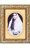  Sri Sarada Devi Photo Frame | 5X7 Inch Black Designer Wall & Table Frame | Perfect for Gifting & Home Decor