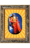  Swami Chinmayananda Photo Frame | 5X7 Inch Black Designer Wall & Table Frame | Perfect for Gifting & Home Decor
