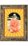  Swami Chinmayananda Photo Frame | 5X7 Inch Black Designer Wall & Table Frame | Perfect for Gifting & Home Decor