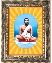  Sri Ramkrishna Photo Frame | 5X7 Inch Black Designer Wall & Table Frame | Perfect for Gifting & Home Decor