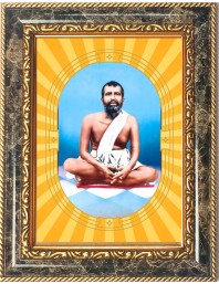  Sri Ramkrishna Photo Frame | 5X7 Inch Black Designer Wall & Table Frame | Perfect for Gifting & Home Decor