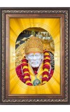 Shirdi Sai Baba Photo Frame | 5X7 Inch Black Designer Wall & Table Frame | Perfect for Gifting & Home Decor Shirdi Sai Baba Photo Frame | 5X7 Inch Black Designer Wall & Table Frame | Perfect for Gifting & Home Decor