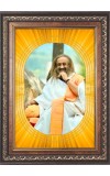  Gurudev Sri Sri Ravi Shankar Photo Frame | 5X7 Inch Black Designer Wall & Table Frame | Perfect for Gifting & Home Decor
