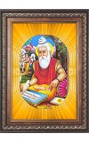  Maharishi Valmiki Photo Frame | 5X7 Inch Black Designer Wall & Table Frame | Perfect for Gifting & Home Decor