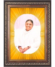 Mata Amritanandamayi Photo Frame | 5X7 Inch Black Designer Wall & Table Frame | Perfect for Gifting & Home Decor Mata Amritanandamayi Photo Frame | 5X7 Inch Black Designer Wall & Table Frame | Perfect for Gifting & Home Decor