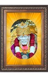 Shirdi Sai Baba Photo Frame | 5X7 Inch Black Designer Wall & Table Frame | Perfect for Gifting & Home Decor Shirdi Sai Baba Photo Frame | 5X7 Inch Black Designer Wall & Table Frame | Perfect for Gifting & Home Decor