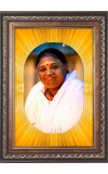Mata Amritanandamayi Photo Frame | 5X7 Inch Black Designer Wall & Table Frame | Perfect for Gifting & Home Decor Mata Amritanandamayi Photo Frame | 5X7 Inch Black Designer Wall & Table Frame | Perfect for Gifting & Home Decor