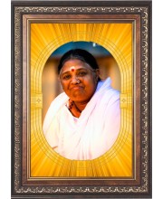 Mata Amritanandamayi Photo Frame | 5X7 Inch Black Designer Wall & Table Frame | Perfect for Gifting & Home Decor Mata Amritanandamayi Photo Frame | 5X7 Inch Black Designer Wall & Table Frame | Perfect for Gifting & Home Decor