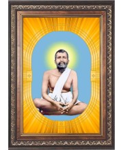  Sri Ramkrishna Photo Frame | 5X7 Inch Black Designer Wall & Table Frame | Perfect for Gifting & Home Decor