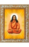  Paramahansa Yogananda Photo Frame | 5X7 Inch Black Designer Wall & Table Frame | Perfect for Gifting & Home Decor