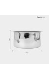 2.8 L Stainless Steel Patila