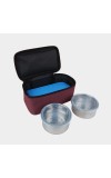 Steel Lunch Box, 3 Containers And 1 Bag