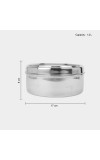 1.2 L Stainless Steel Poori Dabba