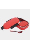 Steel Lunch Box, 2 Containers And 1 Spoon