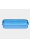 Plastic &amp;Steel Lunch Box 3 Containers With Bag