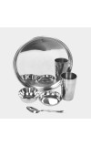 Steel Dinner Set 30 Pcs