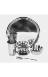 Steel Dinner Set 30 Pcs