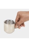 90 ml Steel Double Wall Mug