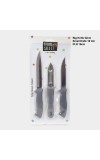 Steel Knife &amp; Peeler Set of 3
