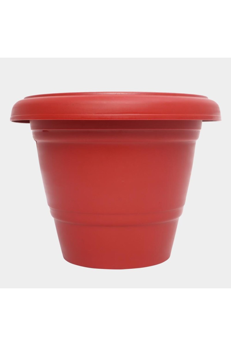 Red Plastic Planter