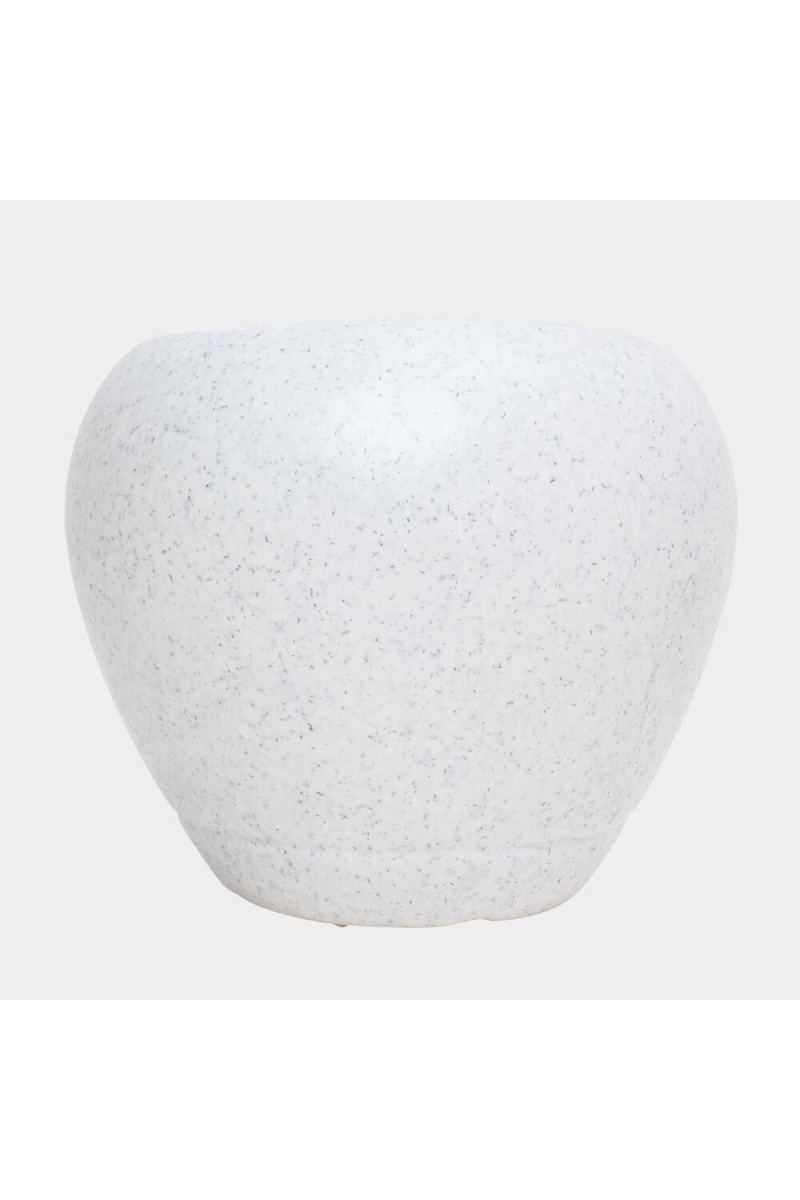 White Plastic Planter