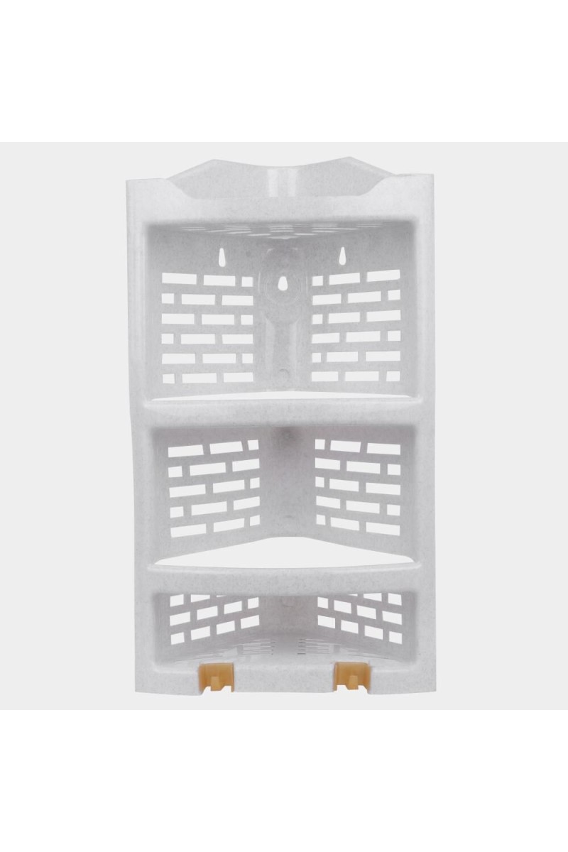 White Plastic Bathroom Stand