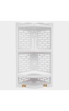 White Plastic Bathroom Stand