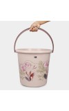 25L Brown Plastic Bucket
