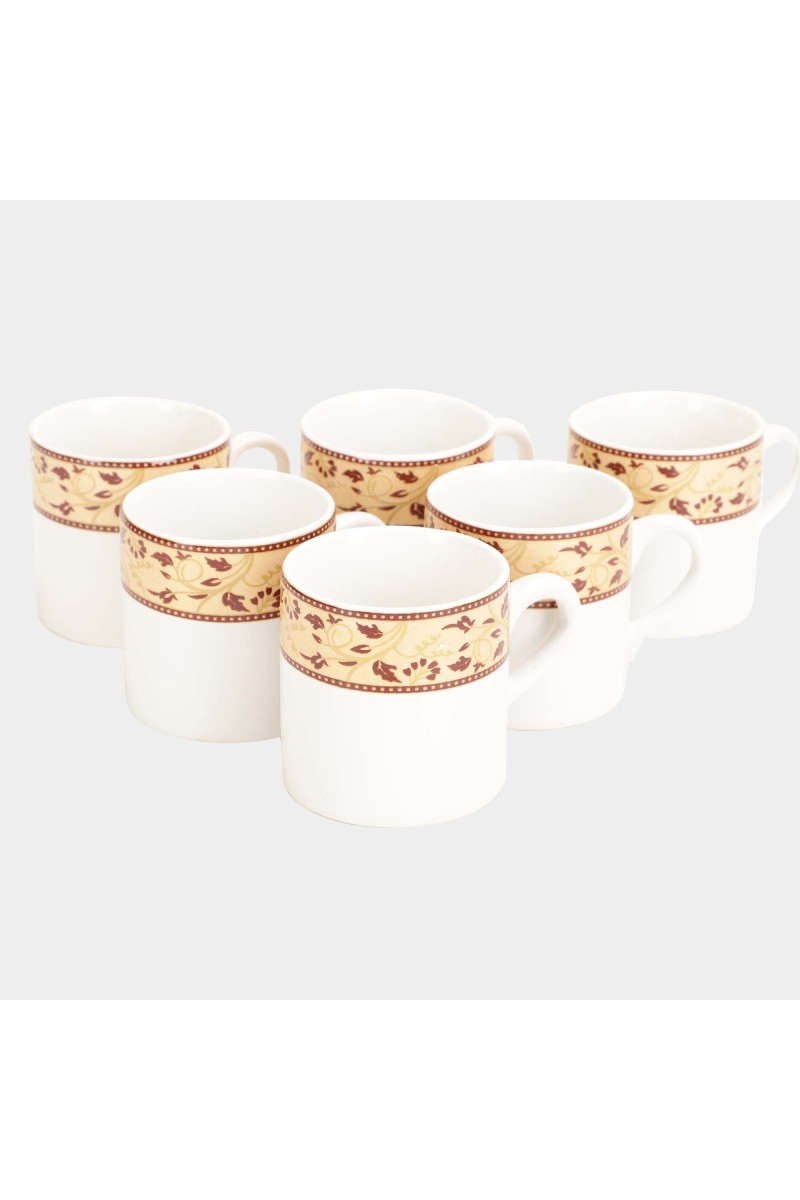 Home Finery                         120ml Stoneware Cup Set of 6