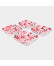 Home Finery                         Melamine Snack Plate Set of 4