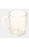 Yera                         200 ml Glass Mug Set of 6