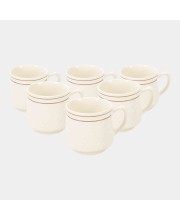 Home Finery                         120 ml Stoneware Cup, Set of 6