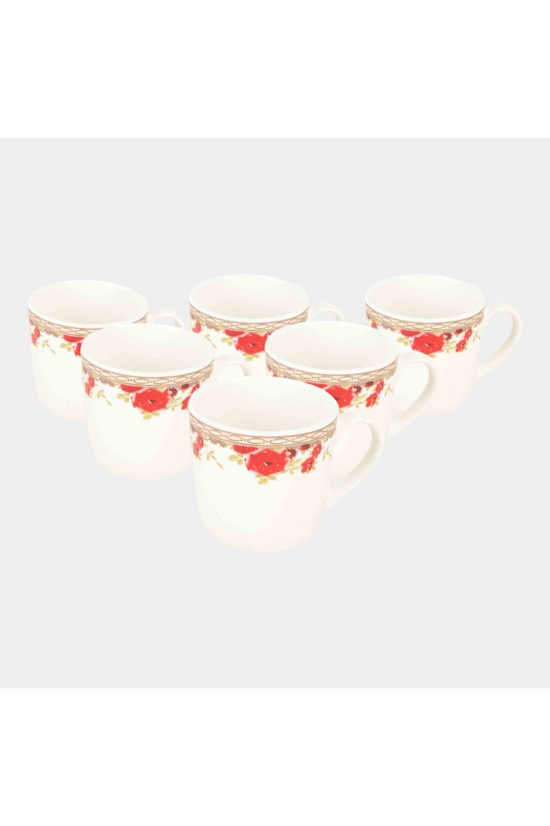 Home Finery                         150 ml Bone China Cup, Set of 6