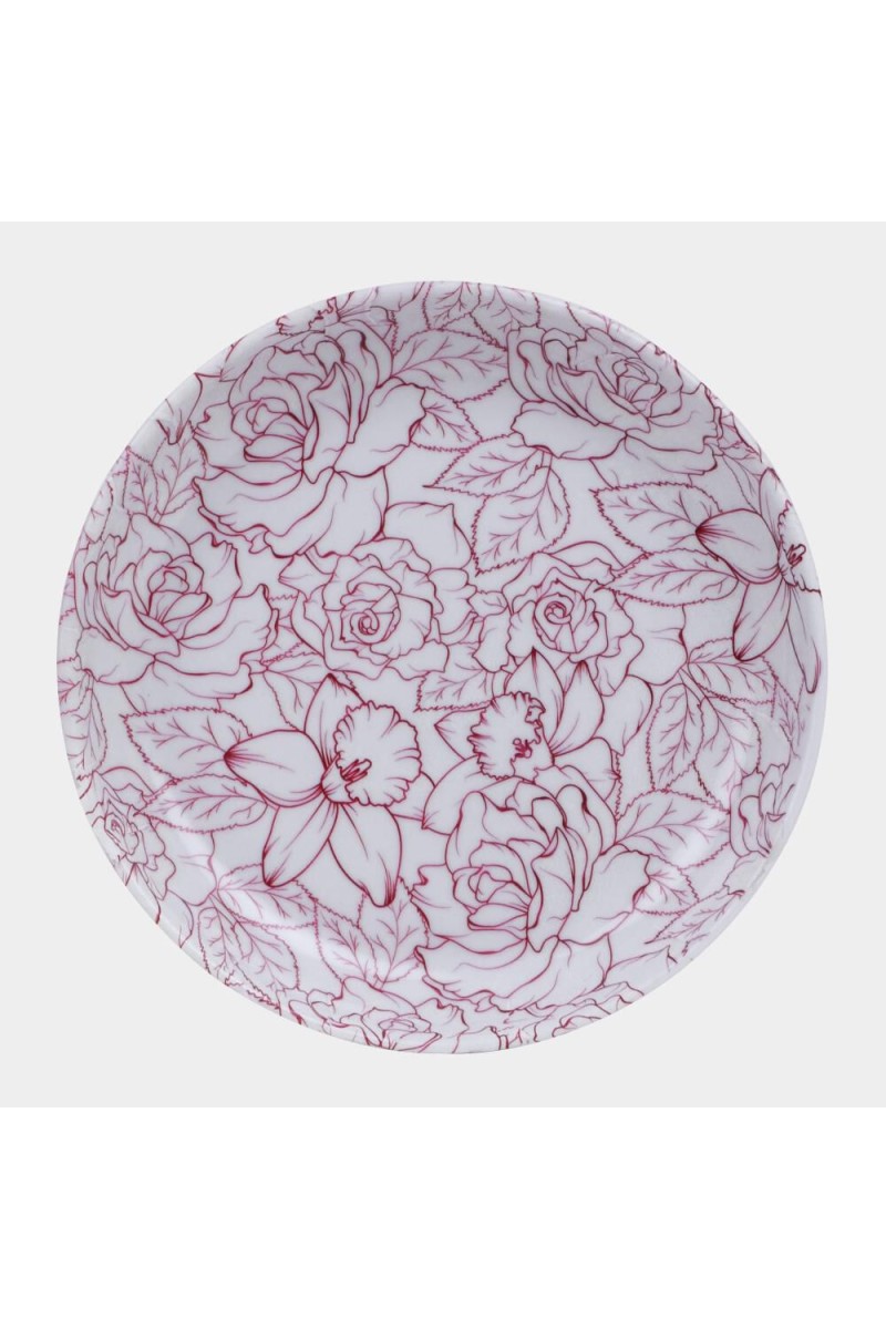 Home Finery                         Melamine Snack Plate