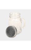 Home Finery                         430 ml Glass Mason Jar