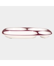 Home Finery                         Melamine Princess Lunch Plate