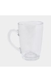 Home Finery                         220 ml Glass Mug Set of 6