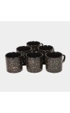 Home Finery                         120ml Stoneware Cup Set of 6