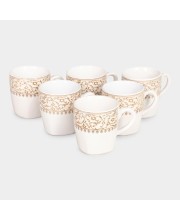 Home Finery                         120ml Stoneware Cup Set of 6
