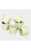 Home Finery                         120ml Stoneware Cup Set of 6